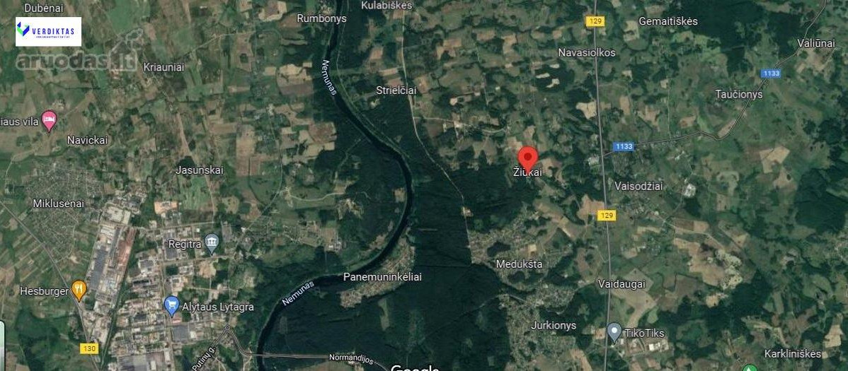 Parduodamas sklypas Vaišupio g., Žiūkų k., Alytaus r. sav., 155.00 a ploto 15