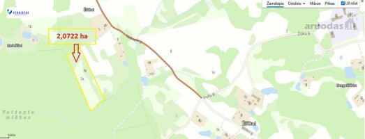 Parduodamas sklypas Vaišupio g., Žiūkų k., Alytaus r. sav., 155.00 a ploto 20