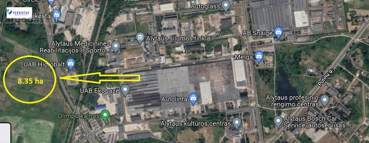 Parduodamas sklypas Naujoji g., Miklusėnų k., Alytaus r. sav., 835.00 a ploto 7