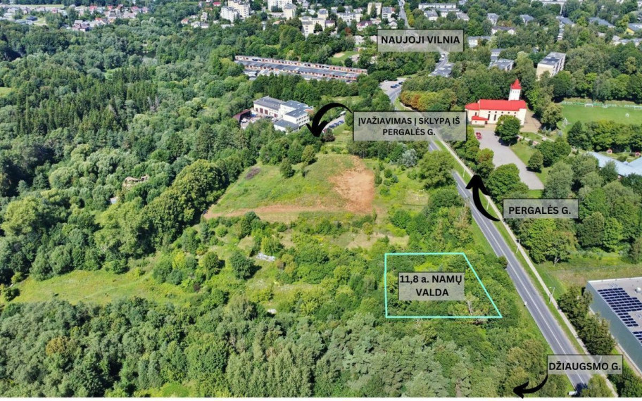 Parduodamas sklypas Nikolajaus Krainskio , Naujoji Vilnia, Vilniaus m., Vilniaus m. sav., 11.8 a ploto 2