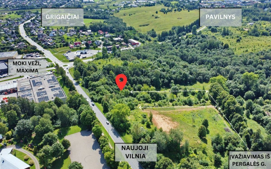 Parduodamas  sklypas Nikolajaus Krainskio , Naujoji Vilnia, Vilniaus m., Vilniaus m. sav., 11.8 a ploto 1