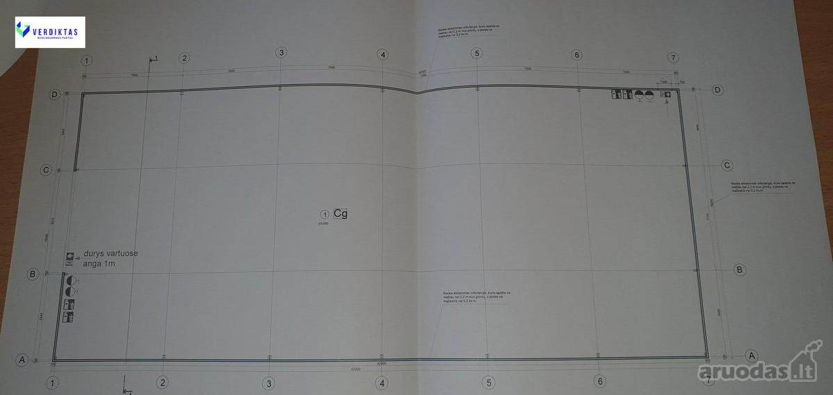 Nuomojamos patalpos Sidabrio g., Putinai, Alytaus m., Alytaus m. sav., 1418.00 m² ploto 16