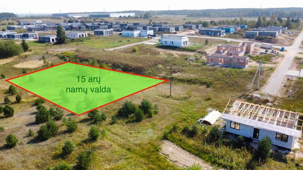 Parduodamas sklypas Laimės g., Dobrovolės k., Trakų r. sav., 15.49 a ploto 1