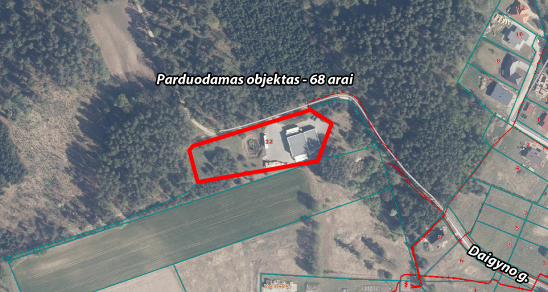 Parduodamos gamybinės, kitos paskirties patalpos Daigyno g., Varinės k., Ukmergės r. sav., 594.11 m2 ploto 24