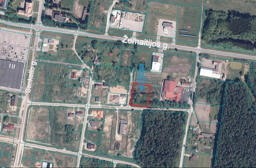 Parduodamas  sklypas Gediškio skg., Mažeikių m., Mažeikių r. sav., 28.96 a ploto 2