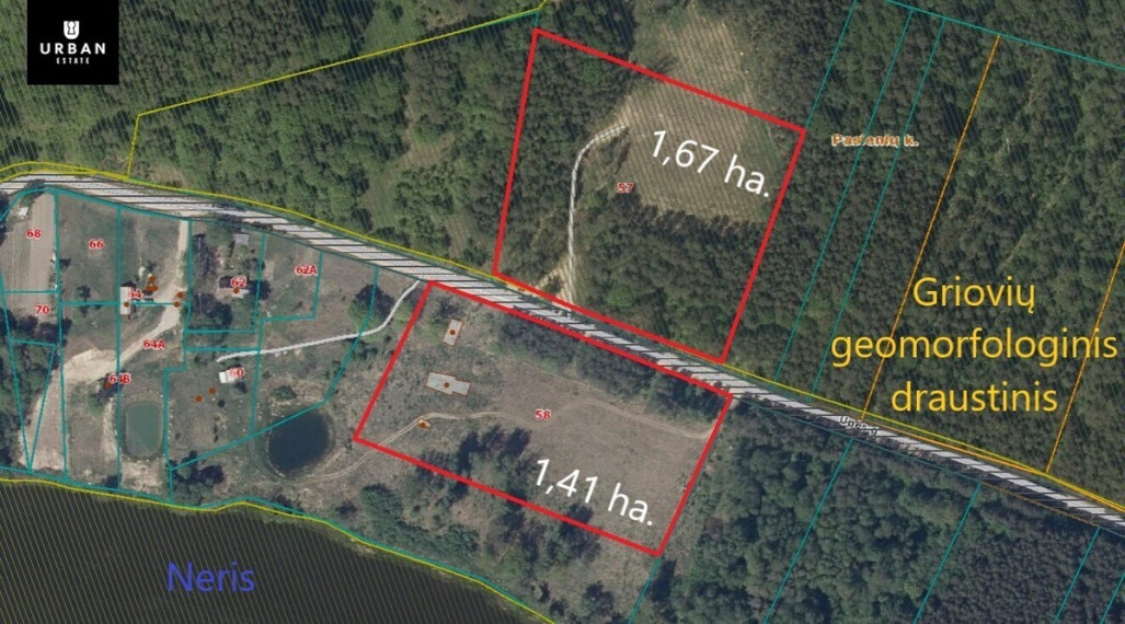 Parduodamas sklypas Upės g. 58, Vilniuje prie Neries 21