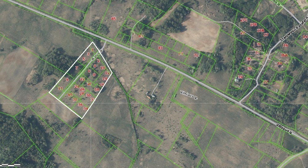Parduodamas sklypas Žemagulių k., 320 a ploto 1