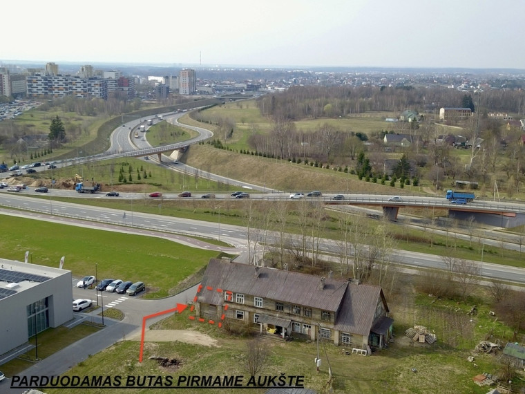 Parduodamas butas Ukmergės g., Fabijoniškėse, Vilniuje, 27 kv.m ploto, 2 kambariai 2