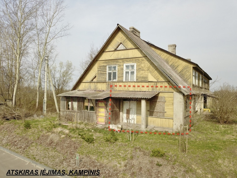 Parduodamas butas Ukmergės g., Fabijoniškėse, Vilniuje, 27 kv.m ploto, 2 kambariai 3