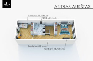 Parduodamas namas Edinburgo g., Tarandėje, Vilniuje, 132 kv.m ploto, 2 aukštai su mansarda 23