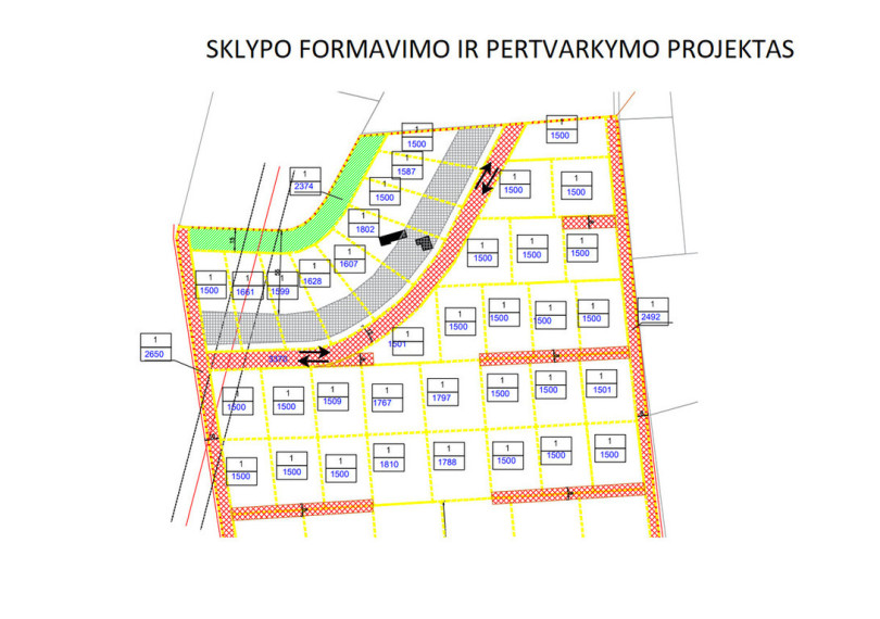 Parduodamas sklypas Murlinės k., 15 a ploto 1