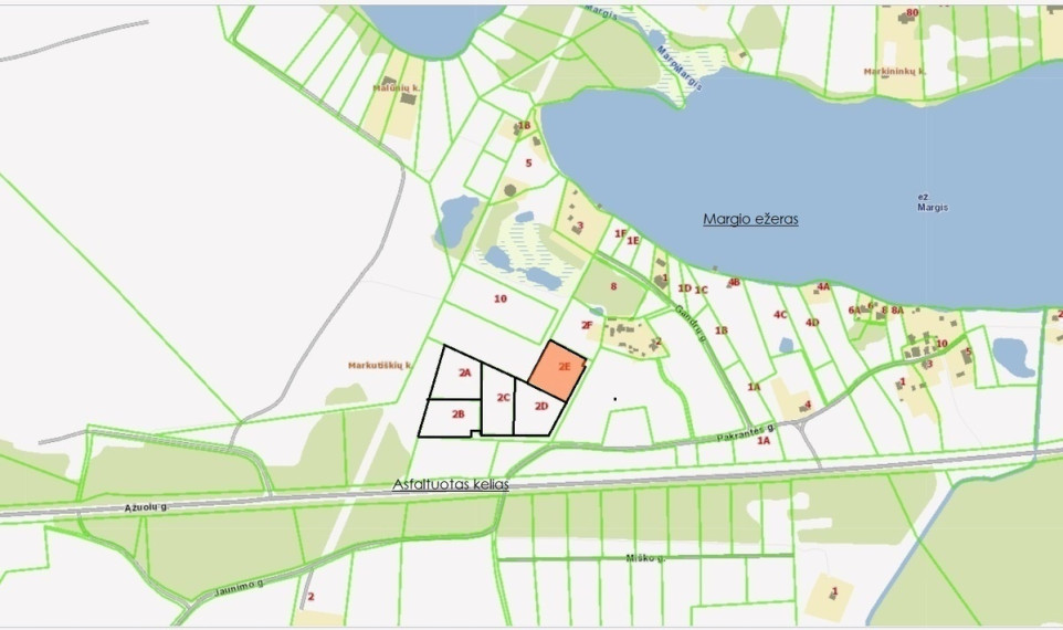 Parduodamas sklypas Markutiškių k., 48.1 a ploto 1