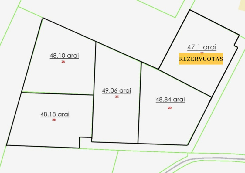 Parduodamas sklypas Markutiškių k., 48.1 a ploto 3