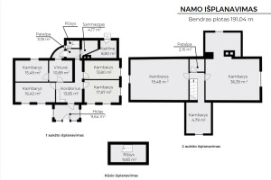 Parduodamas namas Paplūdimio g., Užuežerės k., Vilniaus r. sav., 191.04 m2 ploto, 2 aukštai 19