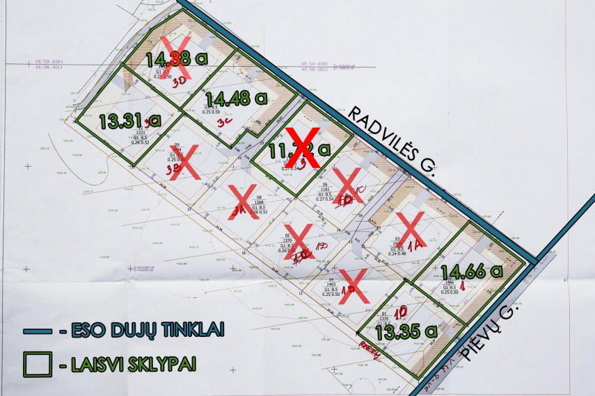 Parduodamas sklypas Radvilės g., Raizgių k., Šiaulių r. sav., 11.00 a ploto 7