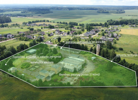 Parduodamos patalpos Punžonių k., Vilniaus r. sav., 2740.00 m² ploto Parduodamos patalpos Punžonių k., Vilniaus r. sav., 2740.00 m² ploto