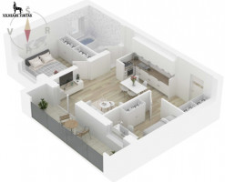 Parduodamas butas Daugėliškio g., Šnipiškės, Vilniaus m., Vilniaus m. sav., 51.19 m2 ploto, 3 kambariai 23