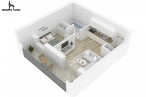 Parduodamas butas Kernavės g., Šnipiškės, Vilniaus m., Vilniaus m. sav., 35.58 m2 ploto, 2 kambariai 11