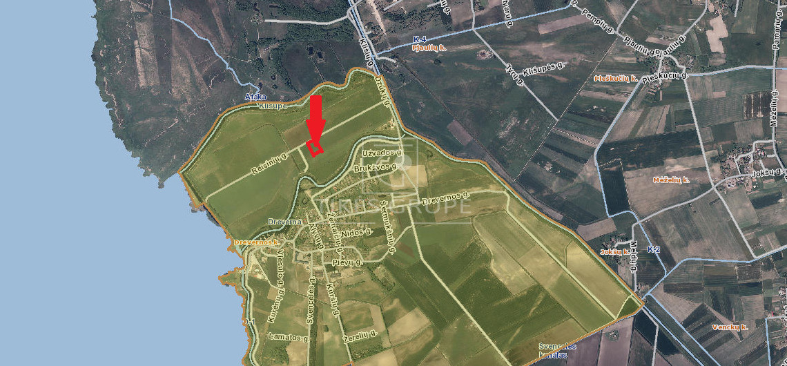 Parduodamas sklypas Drevernos k., Klaipėdos r. sav., 50 a ploto 3