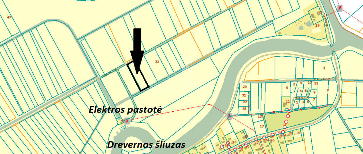 Parduodamas sklypas Drevernos k., Klaipėdos r. sav., 50 a ploto 4