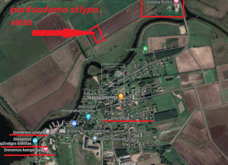Parduodamas  sklypas Drevernos k., Klaipėdos r. sav., 50 a ploto