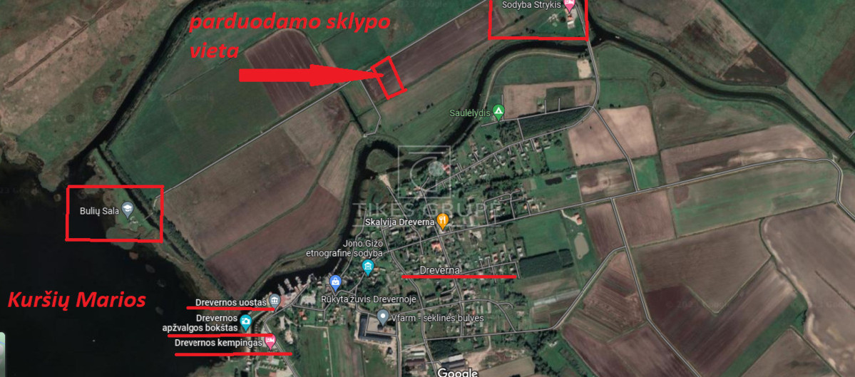 Parduodamas sklypas Drevernos k., Klaipėdos r. sav., 50 a ploto 1