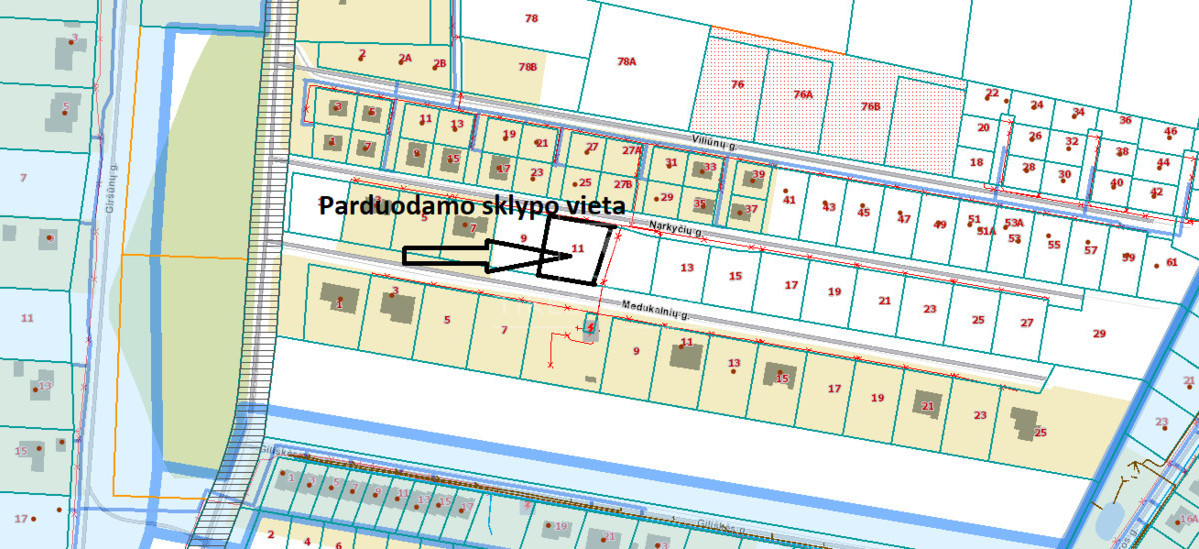 Parduodamas  sklypas Trušelių k., Klaipėdos r. sav., 12 a ploto 4