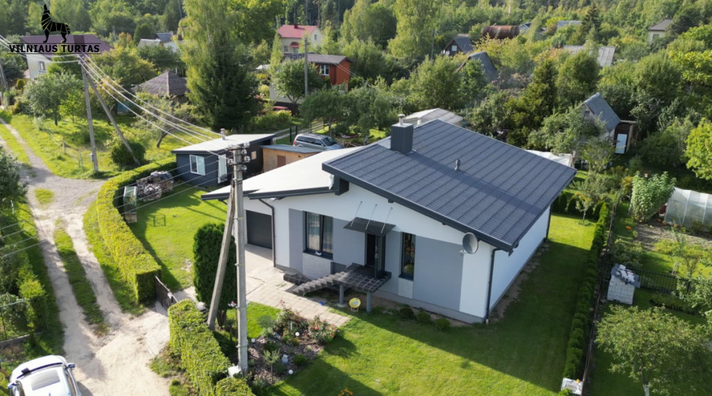 Parduodamas namas vakaro sodų 5-oji, Aukštuolės k., Vilniaus r. sav., 171 m2 ploto, 1 aukštai 1