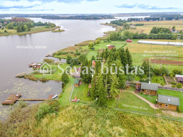 Parduodamas namas Paežerių g., Kurklių k., Radviliškio r. sav., 66.28 m2 ploto, 2 aukštai 1