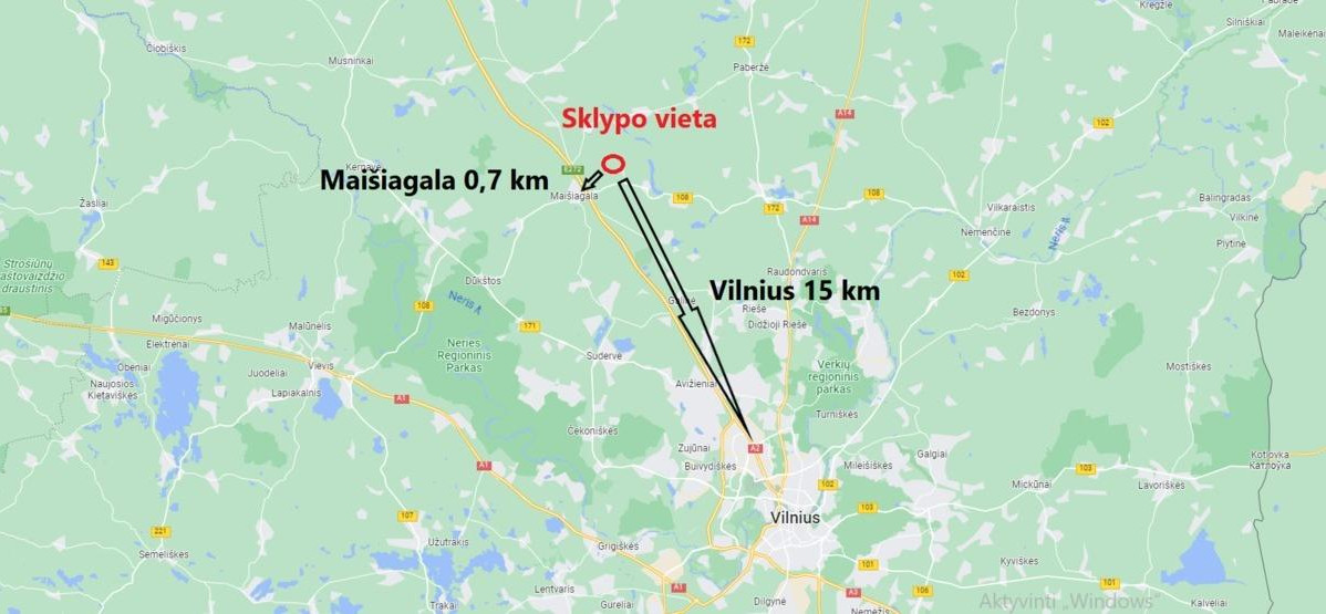 Parduodamas sklypas Maišiagalos mstl., Vilniaus r. sav., 110.00 a ploto 8