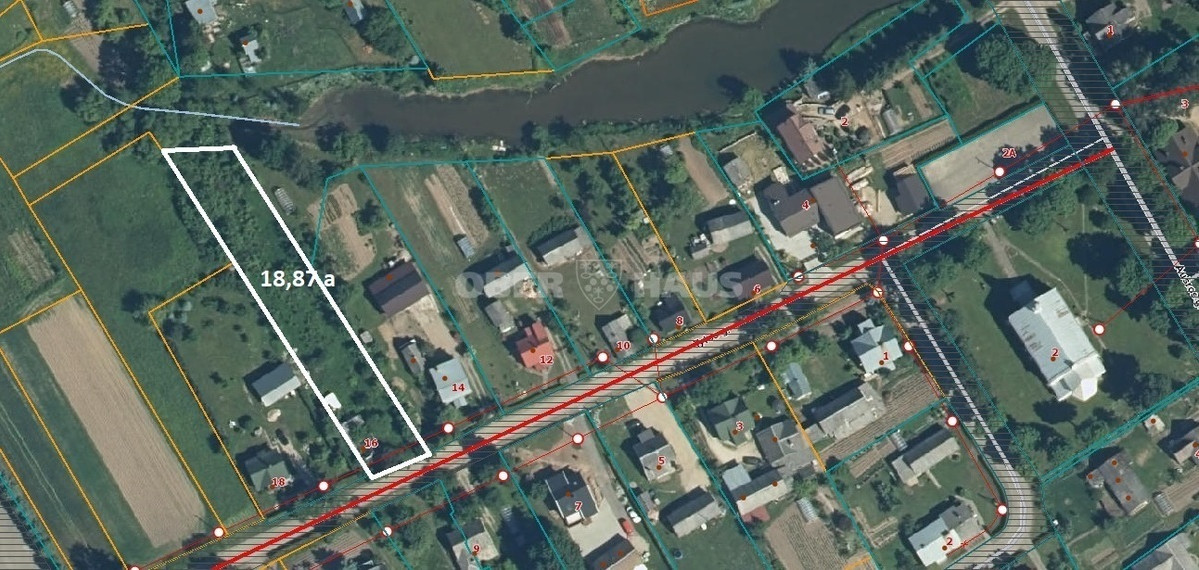 Parduodamas namų valdos paskirties sklypas Tylos g. , Pakuonio mstl., Prienų r. sav., 18.87 a ploto 3
