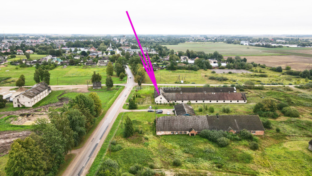 Parduodamos sandėliavimo patalpos Valių g., Giedručių k., Šakių r. sav., 933.69 m2 ploto 1