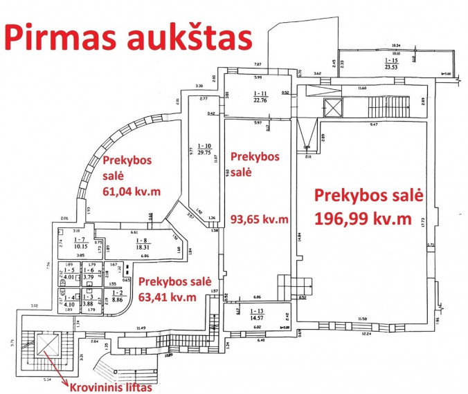 Parduodamos administracinės, kitos paskirties patalpos Vakarinė g., Panevėžio m. sav., 1657.54 m2 ploto 16