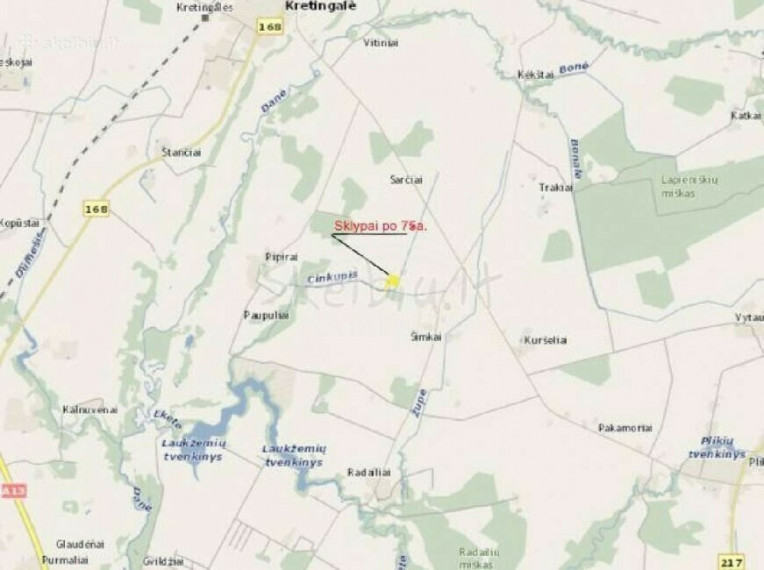 Parduodamas sklypas Pipirų k., Klaipėdos r. sav., 75 a ploto 5