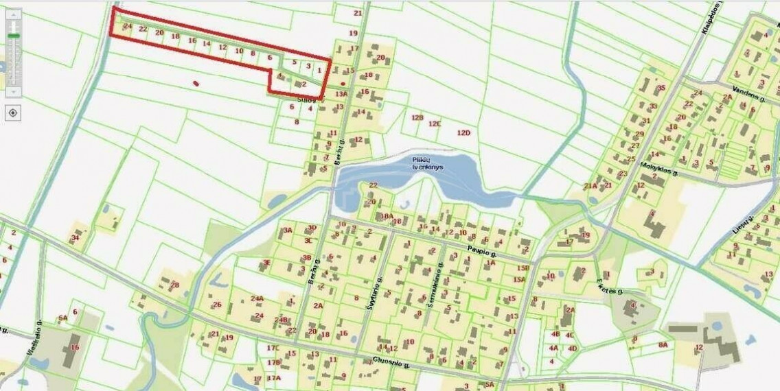 Parduodamas sklypas Plikių mstl., Klaipėdos r. sav., 12 a ploto 2