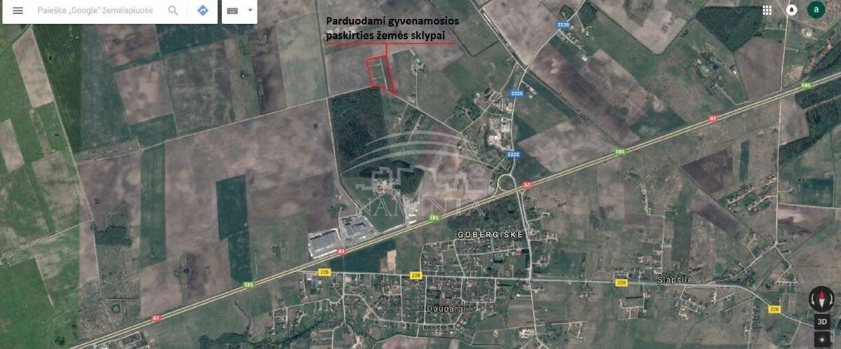 Parduodamas  sklypas Šlapšilės k., Klaipėdos r. sav., 19 a ploto 9