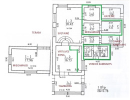 Parduodamas namas Žolynų g. , Sakūtėlių k., Šilutės r. sav., 97.8 m2 ploto, 1 aukštai 17
