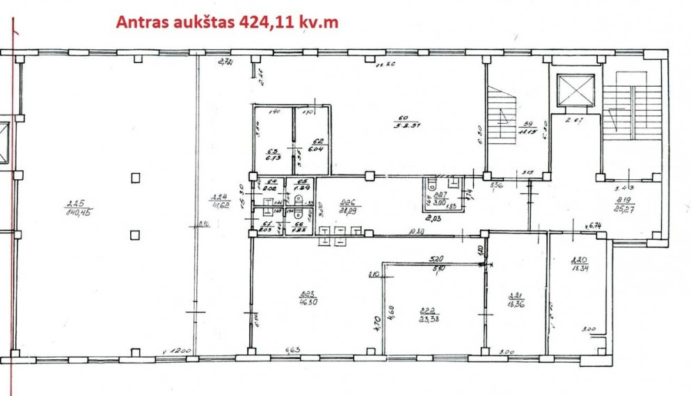 Parduodamos gamybinės, sandėliavimo patalpos Pramonės g., Pramonės, Panevėžio m., Panevėžio m. sav., 424.11 m2 ploto 3