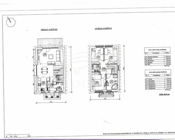 Parduodamas namas Slengių k., Klaipėdos r. sav., 100 m2 ploto, 2 aukštai 2