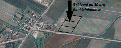 Parduodamas  sklypas Baukštininkų k., Klaipėdos r. sav., 30 a ploto 6