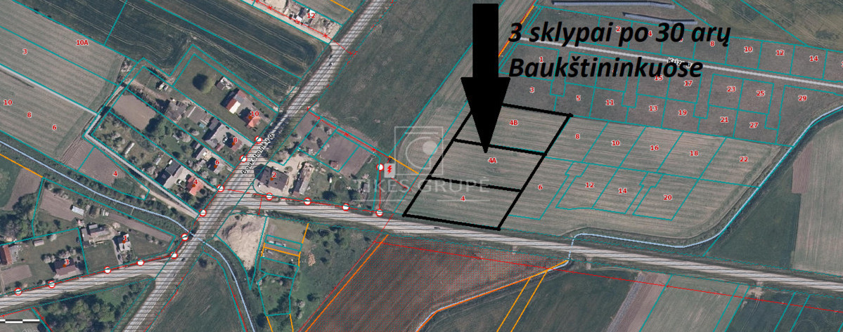Parduodamas sklypas Baukštininkų k., Klaipėdos r. sav., 30 a ploto 6