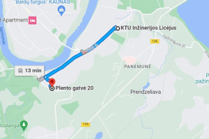 Parduodamas butas Plento g., Panemunė, Kauno m., Kauno m. sav., 53.28 m2 ploto, 2 kambariai 24