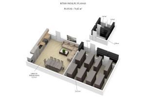 Nuomojamos administracinės, paslaugų, prekybos patalpos Žirnių g., Naujininkai, Vilniaus m., Vilniaus m. sav., 404 m2 ploto 11