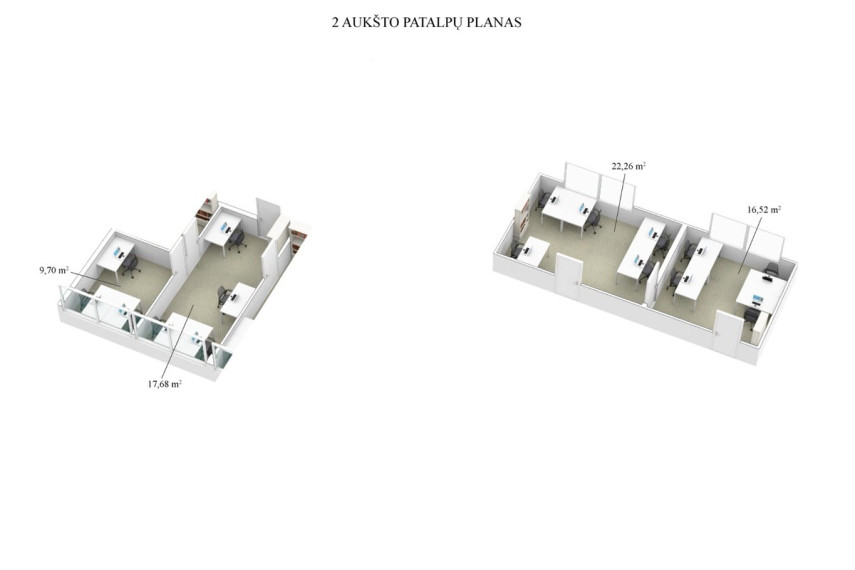 Nuomojamos administracinės, paslaugų, prekybos patalpos Žirnių g., Naujininkai, Vilniaus m., Vilniaus m. sav., 100 m2 ploto 9