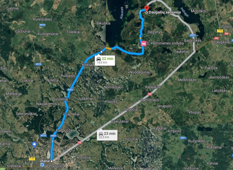 Parduodamas sklypas Maneičių k., Utenos r. sav., 94 a ploto 15