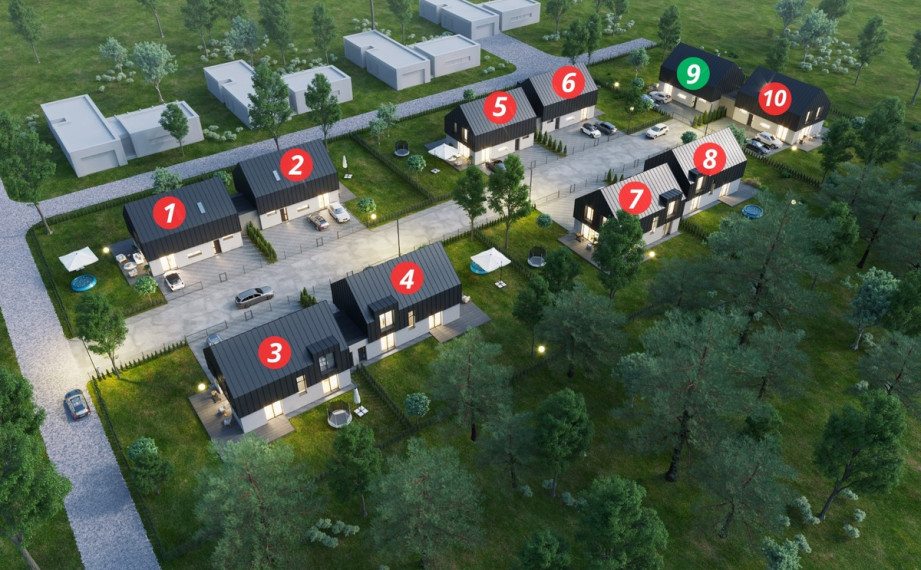 Parduodamas namas Didžiasalio g., Pakalniškių k., Vilniaus r. sav., 142.36 m2 ploto, 2 aukštai 12