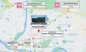 Nuomojamos administracinės, kitos paskirties, maitinimo, paslaugų, prekybos patalpos Savanorių pr., Žaliakalnis, Kauno m., Kauno m. sav., 237.81 m2 ploto 10