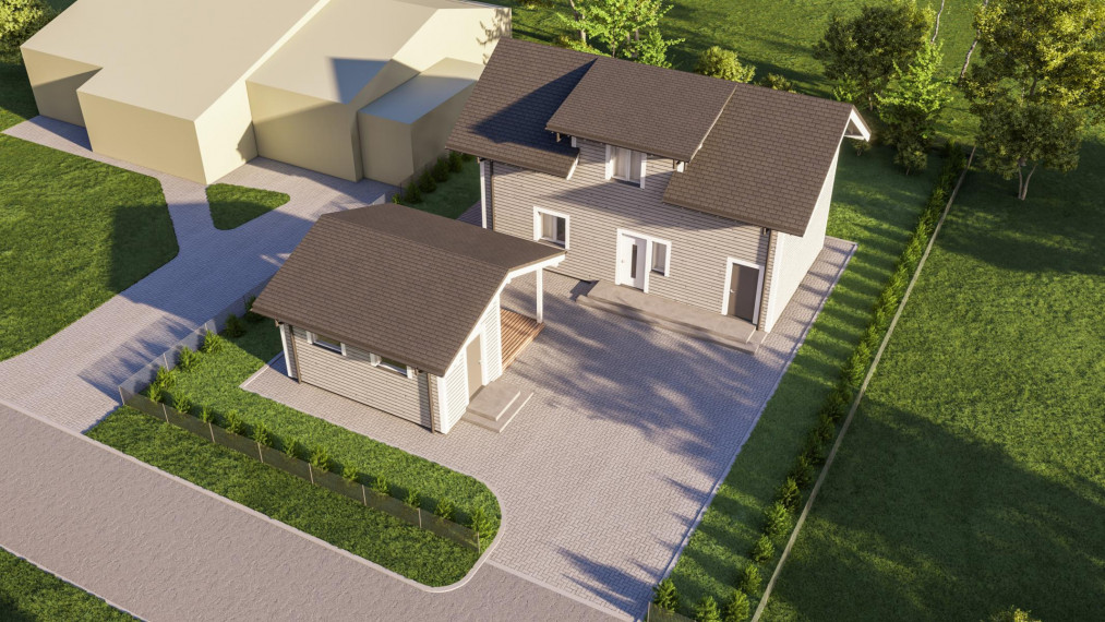 Parduodamas namas Purmalių k., Klaipėdos r. sav., 98.72 m² ploto 4 kambariai 3
