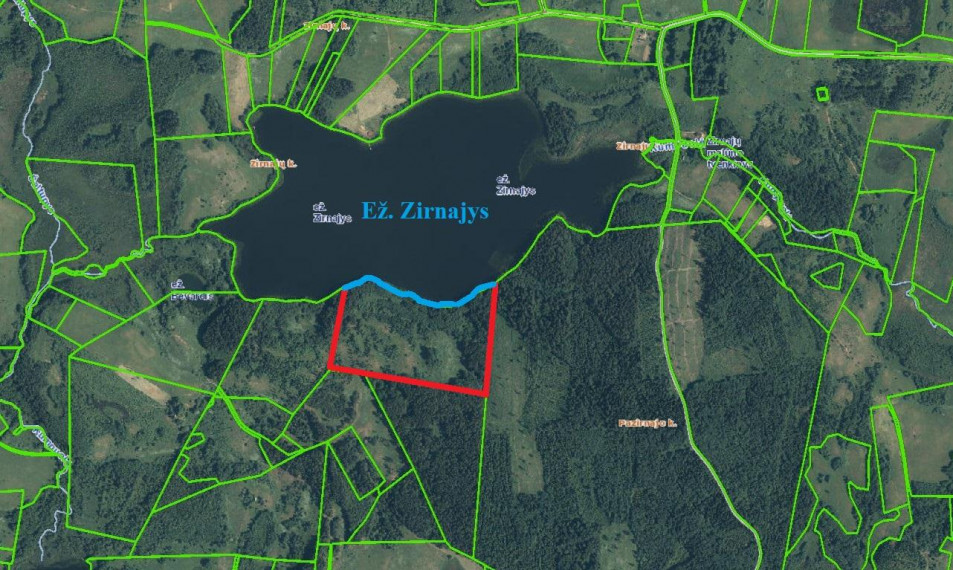 Parduodamas sklypas Salinių k., Zarasų r. sav., 1050.00 a ploto 12