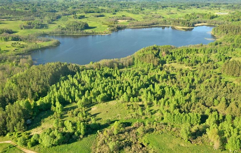 Parduodamas sklypas Salinių k., Zarasų r. sav., 1050 a ploto 3